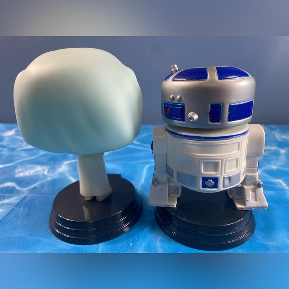 Star Wars - Bobblehead Funko Princess Leia & R2-D2 LA Comic Con Exclusive 2017 - Picture 4 of 7